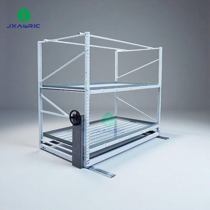 Vertical Movable Ebb and Flow Hydroponic System