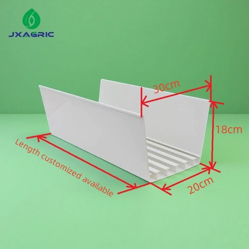 Modular substrate gutter hydroponic system for high-yield fruit and vegetable cultivation