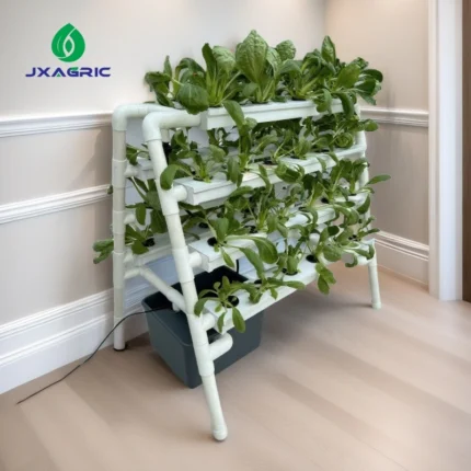 Mini NFT hydroponic system with 36/54/63 holes for growing leafy greens indoors