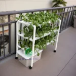 Mini NFT hydroponic system with 36/54/63 holes for growing leafy greens indoors