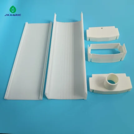 NFT channel hydroponic farming system 100×50mm for growing leafy greens indoors