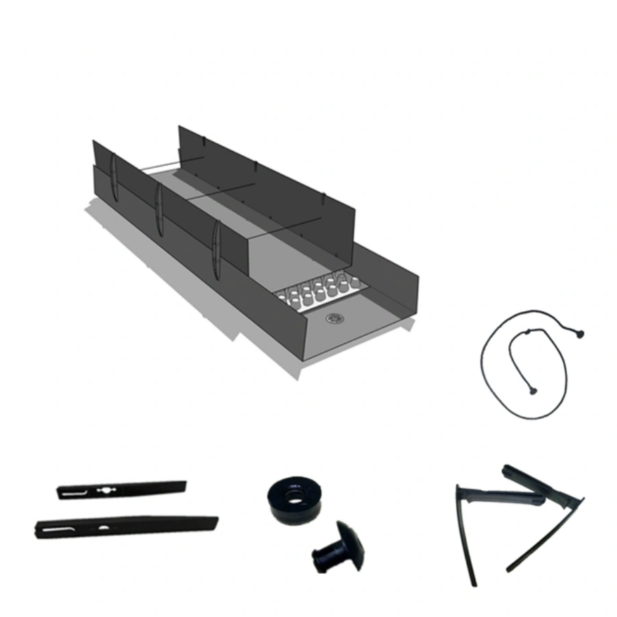 Agriculture Hydroponic PP Growing Gutter
